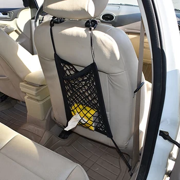 Autó tárolás táska ülés rugalmas hálós táska autó alakú Audi Q3 Q5 SQ5 Q7 A1 A3 S3, A4 S4 RS4 RS5 A5, A6 S6 C6 C7 S5 A7 S7 A8