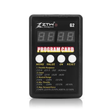 ZTW Új LED Program Kártya G2 Vadállat G2 Sorozat ESC Paraméterek Beállítása RC Modell Alkatrészek, Tartozékok
