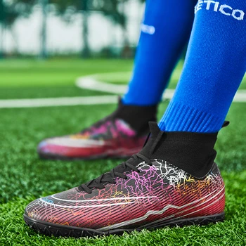 Minőségi Futball Csizma Stopli Nagykereskedelmi Messi Tartós, Könnyű, Kényelmes Foci Cipő Kültéri Valódi Futsal Szöges Cipők